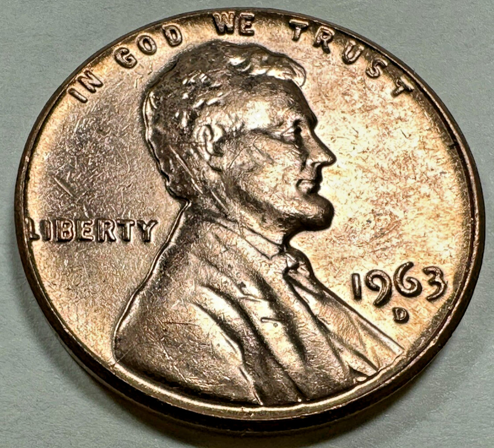 1963-D Lincoln Memorial Cent Penny Denver Mint 3570N