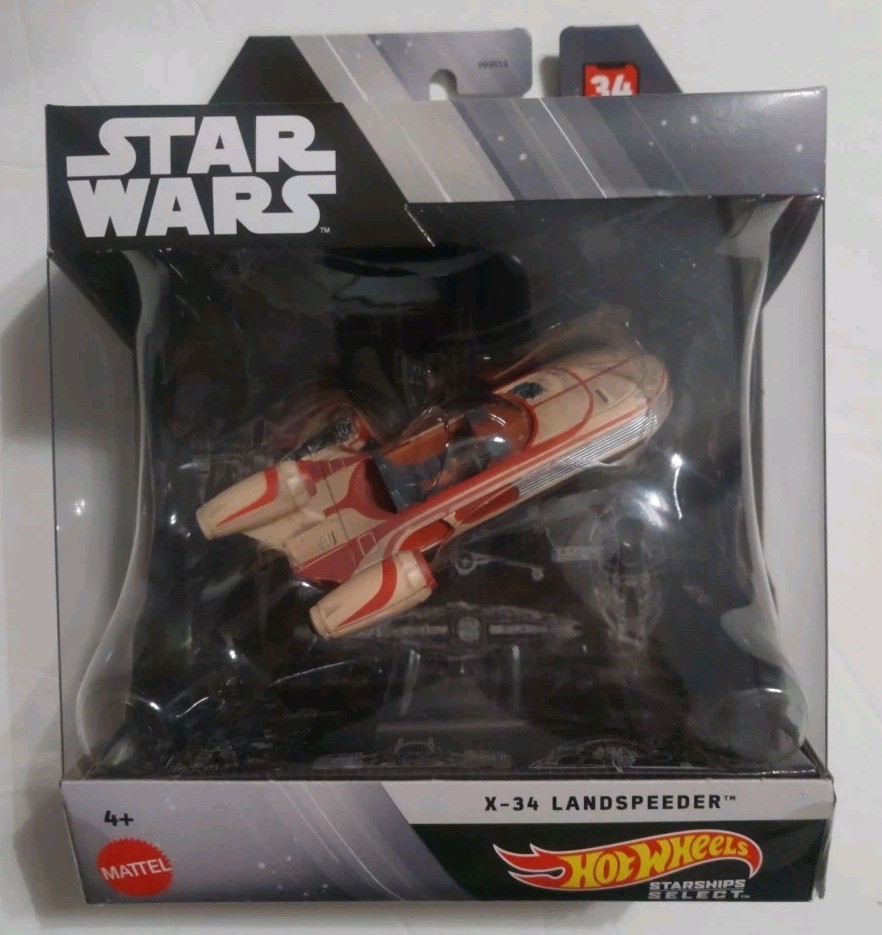 RARE Hot Wheels: Star Wars Starships Select - X34 Landspeeder