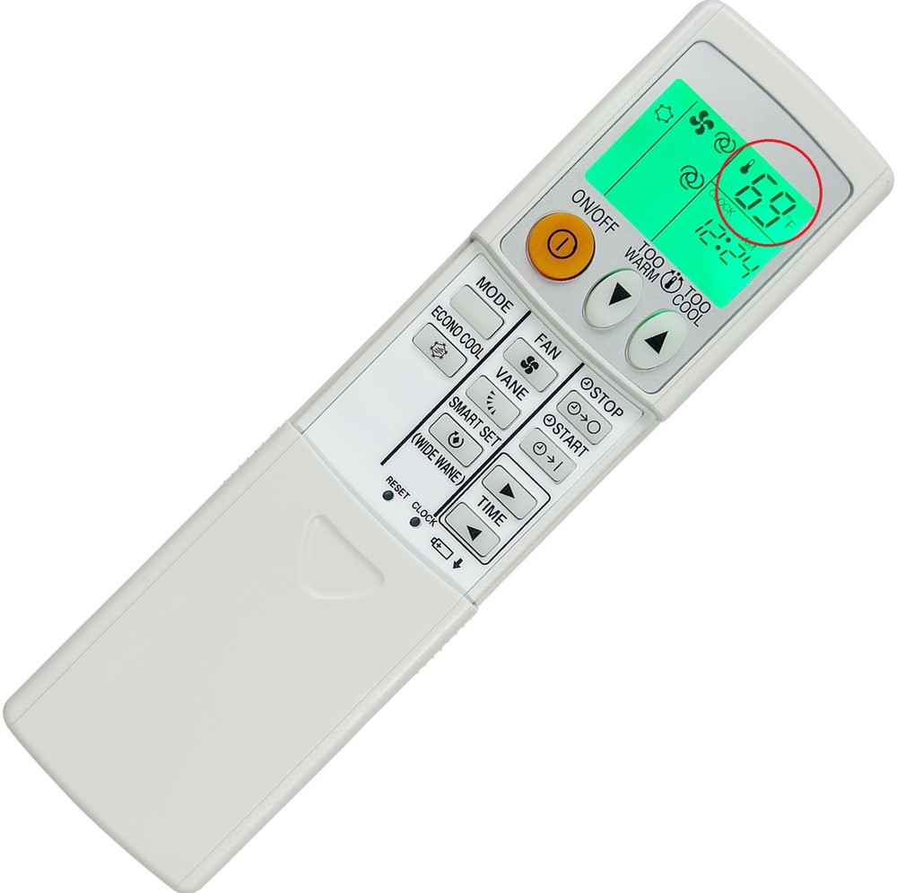 Replacement Remote Control for Mitsubishi Same with remote, remote