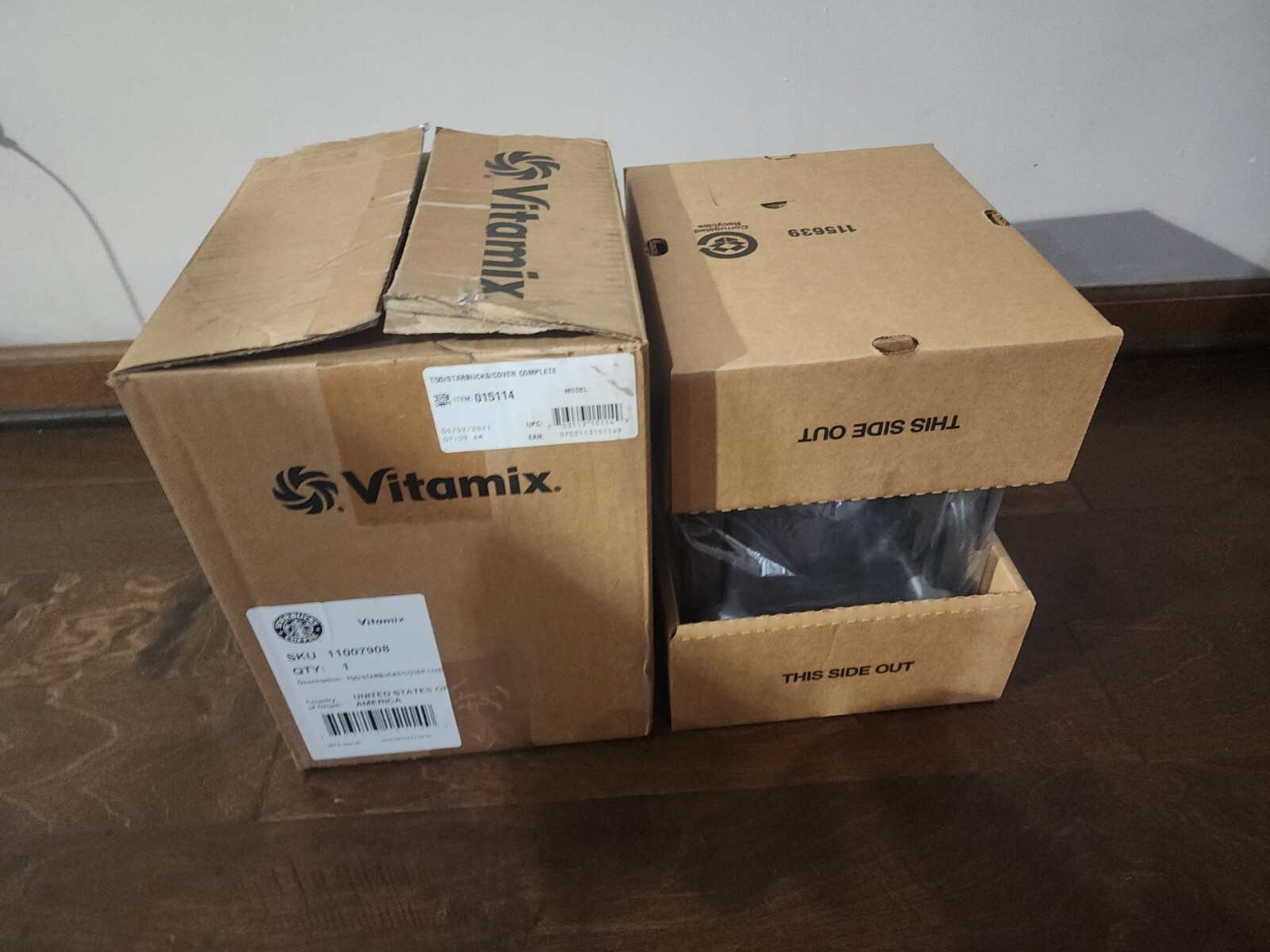 New Vitamix STARBUCKS TQO Cover Complete Enclosure SKU 11007908 Item# 015114