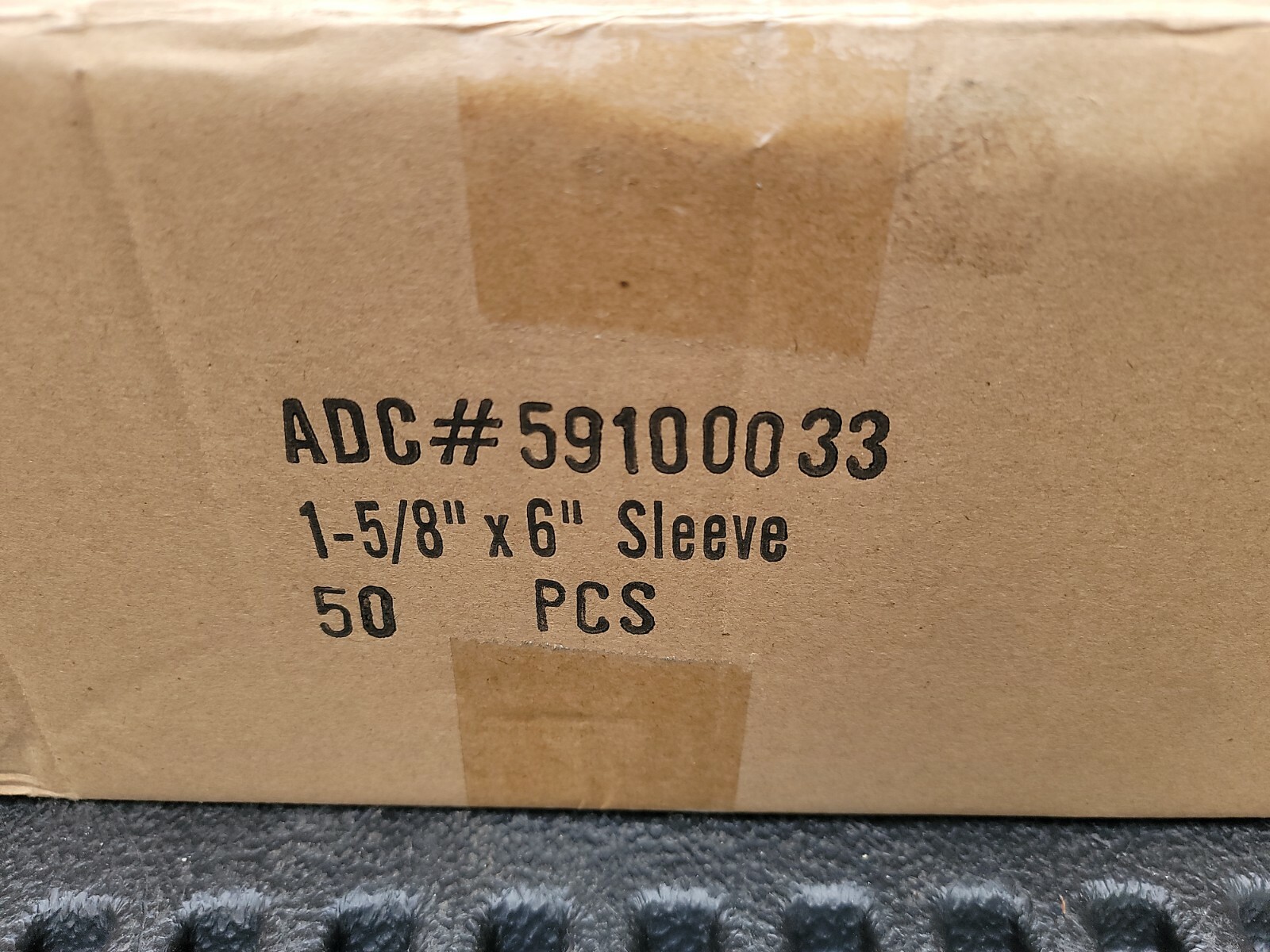 Chain Link Fence Top Rail Sleeve 1-5/8 x 6 in Pipe, Lot of 5