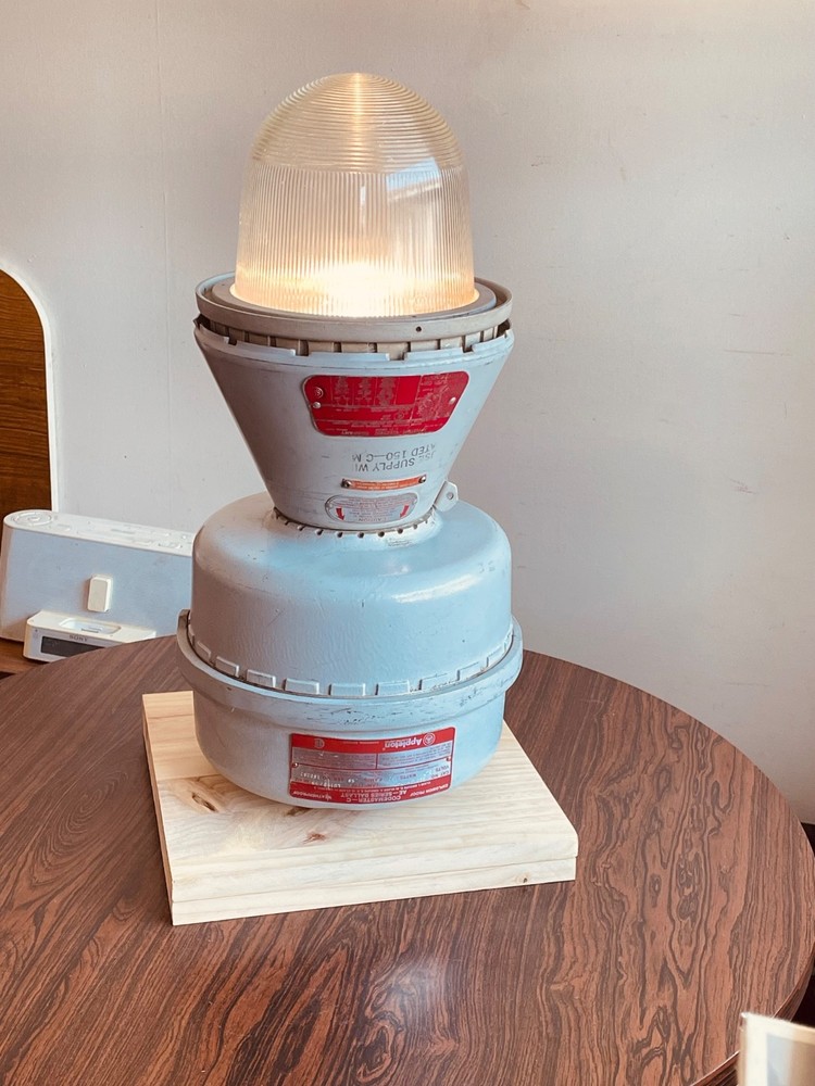 Appleton A-51 Explosion Proof Table Lamp conversion. ES bulb. 25+ available.