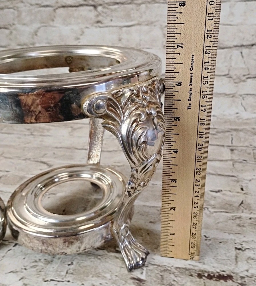 Sheridan Silver Plated Chafing Warmer Stand