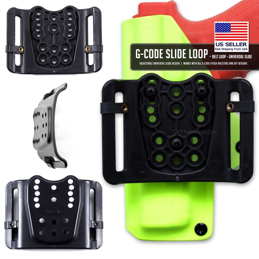 G-CODE Slide Loop - Belt Loop - Universal Slide - (Black)