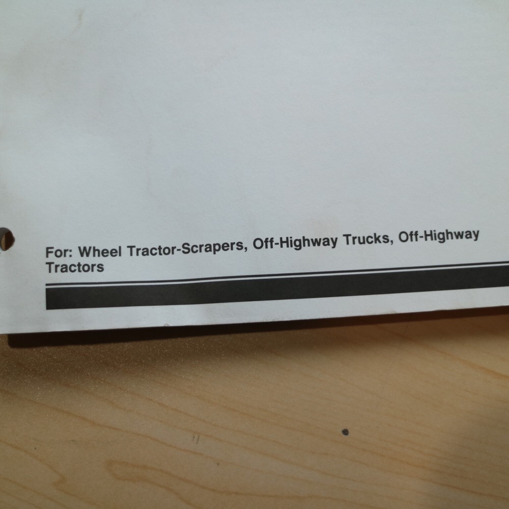 CATERPILLAR Electronic Programmable ICM Transmission Control EPTC Service Manual
