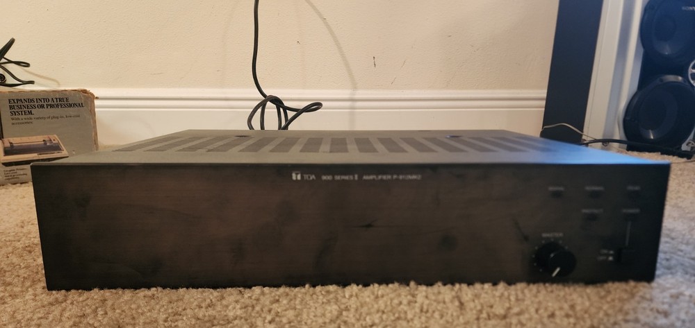 Toa Electronics P-912MK2 Amplifier 900 Series Tested Powers On