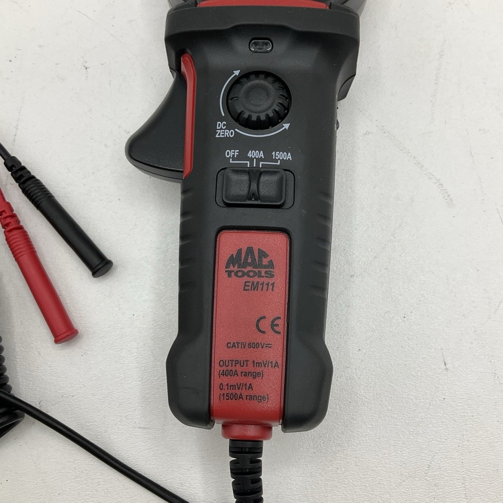 Mac Tools EM111 20A-1500A AC/DC Current Amp Probe