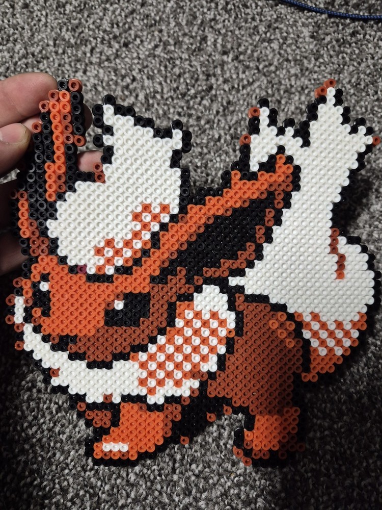 Pokemon Flareon Generation 2 Perler Bead Art