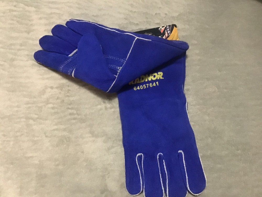 welding gloves Radnor select split cowhide, size- large.  * NEW*