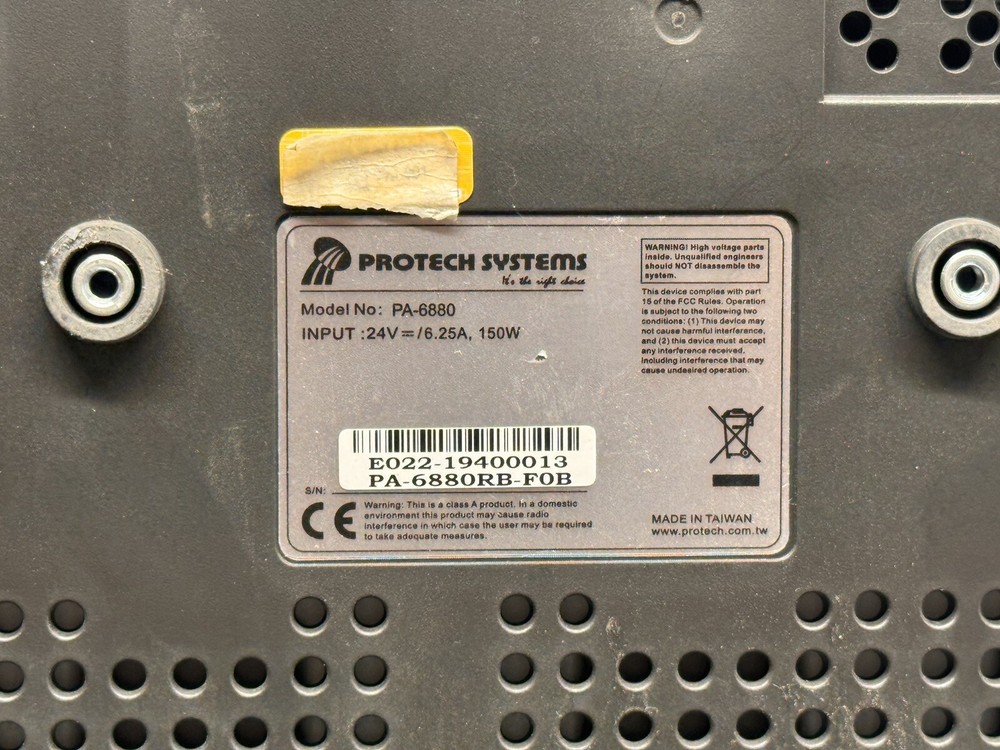 ProTech POS Touch Computer 15" PA-6880 - O28