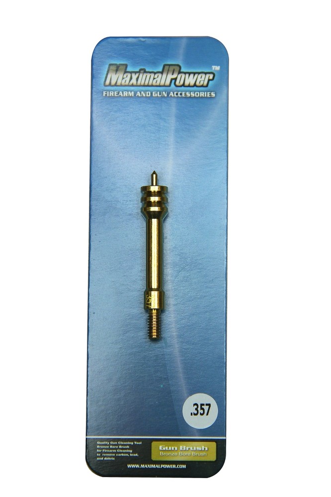 MaximalPower 3PK Firearm Tool Solid Brass Cleaning Jags For Size .22 .30 .357Cal