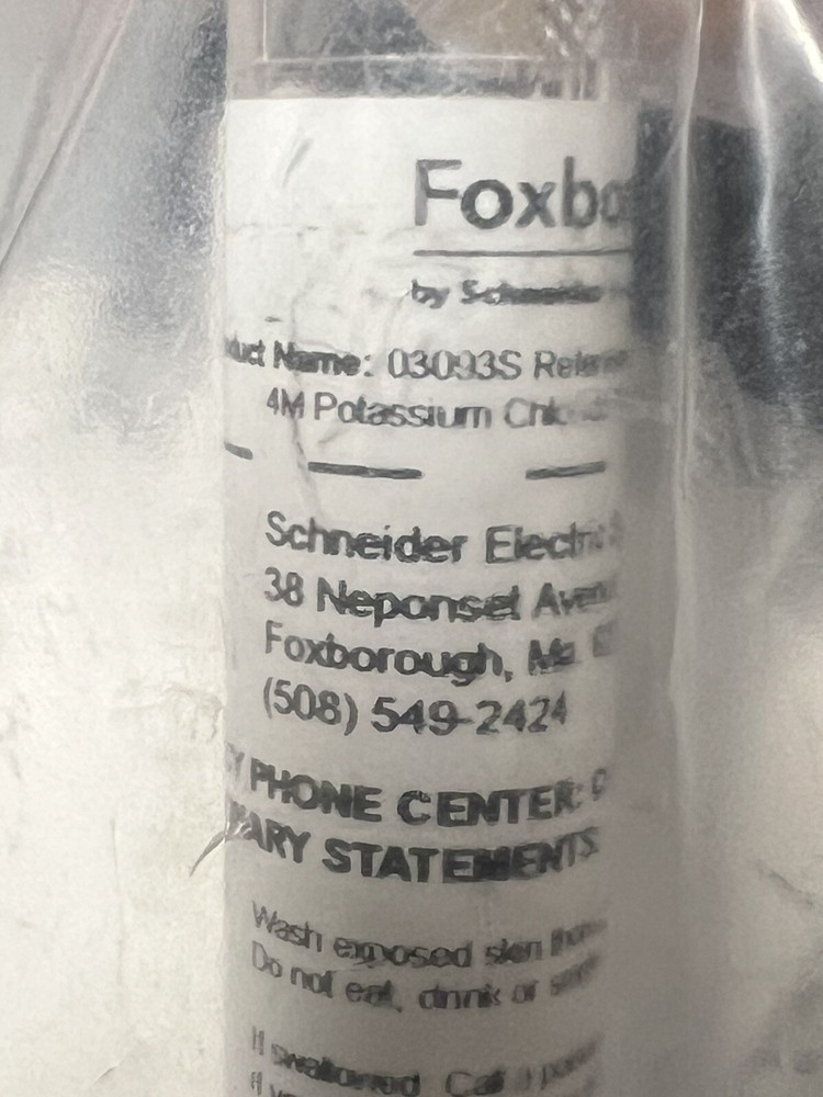 Foxboro pH Reference Electrode Solution 10 Piece Kit for 871 PH Probe New Sealed
