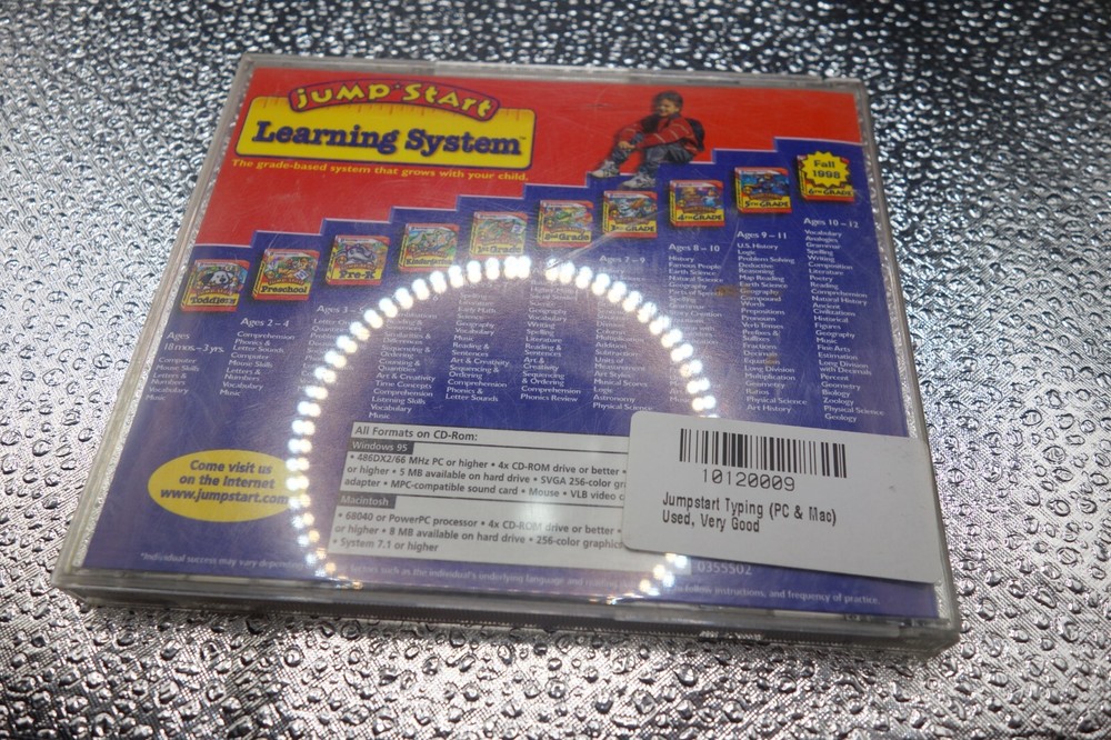 Jump Start Typing Ages 7-10 (PC, Windows, Mac, CD-Rom)