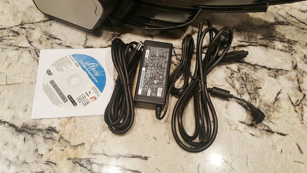 FUJITSU fi-7160 Color Duplex Workgroup Document Scanner AC adapter+USB+Setup DVD