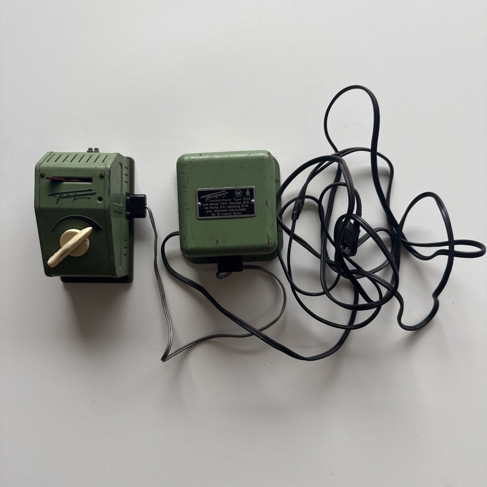 Fleischmann Transformator 110V 502 & Running Unit - Tested & Working