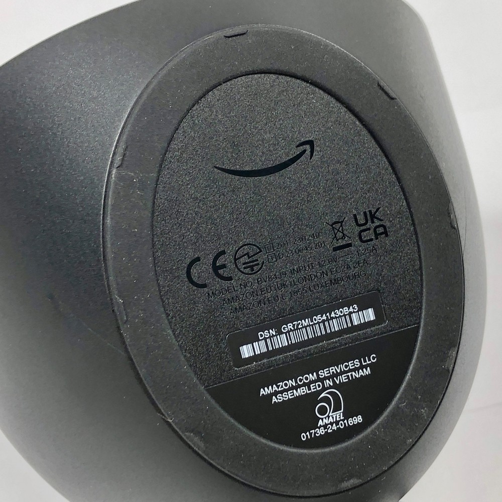 Amazon Echo Spot Smart Speaker Display Black (Model BV84J9)