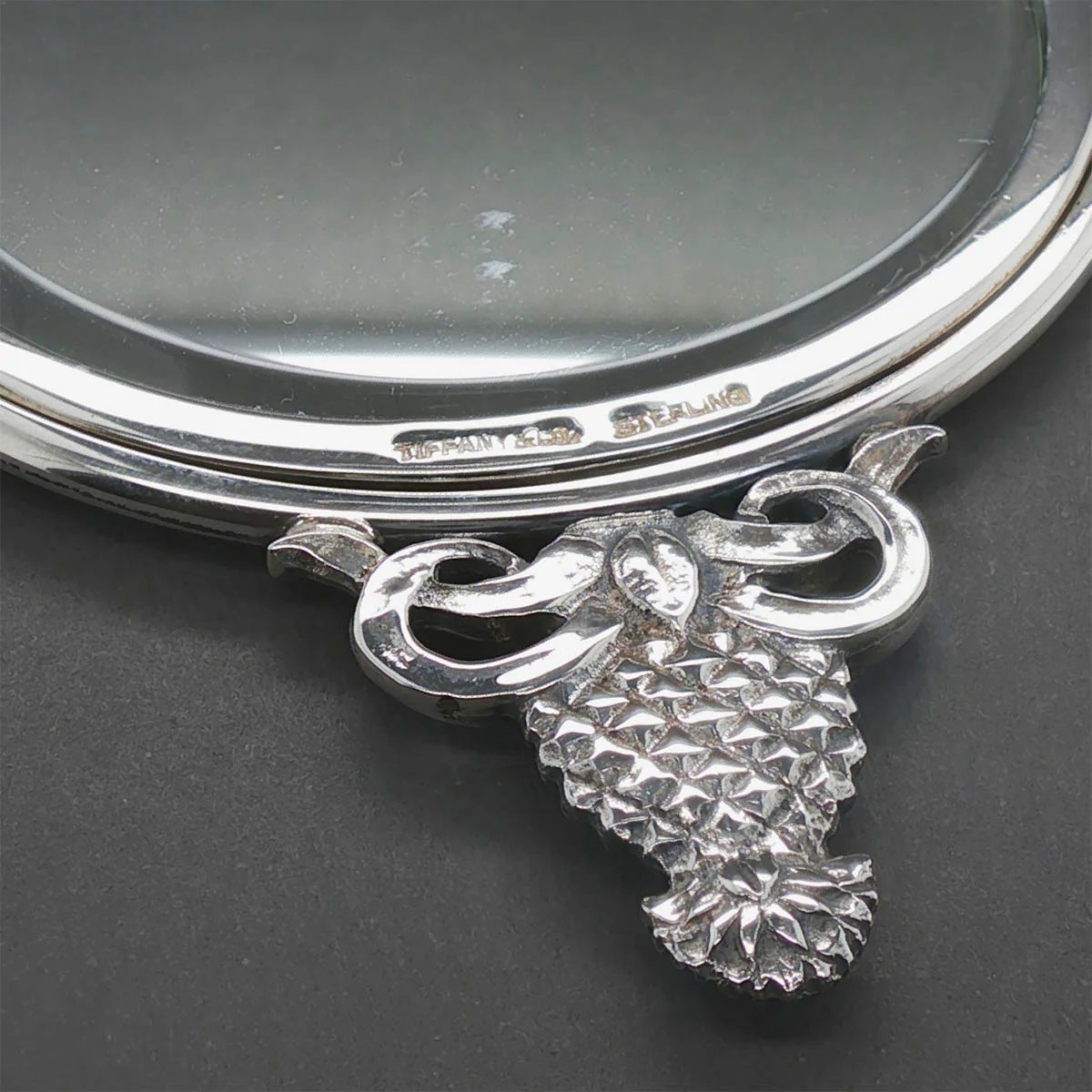 Estate Tiffany & Co. Sterling Silver Pineapple Pocket Mirror
