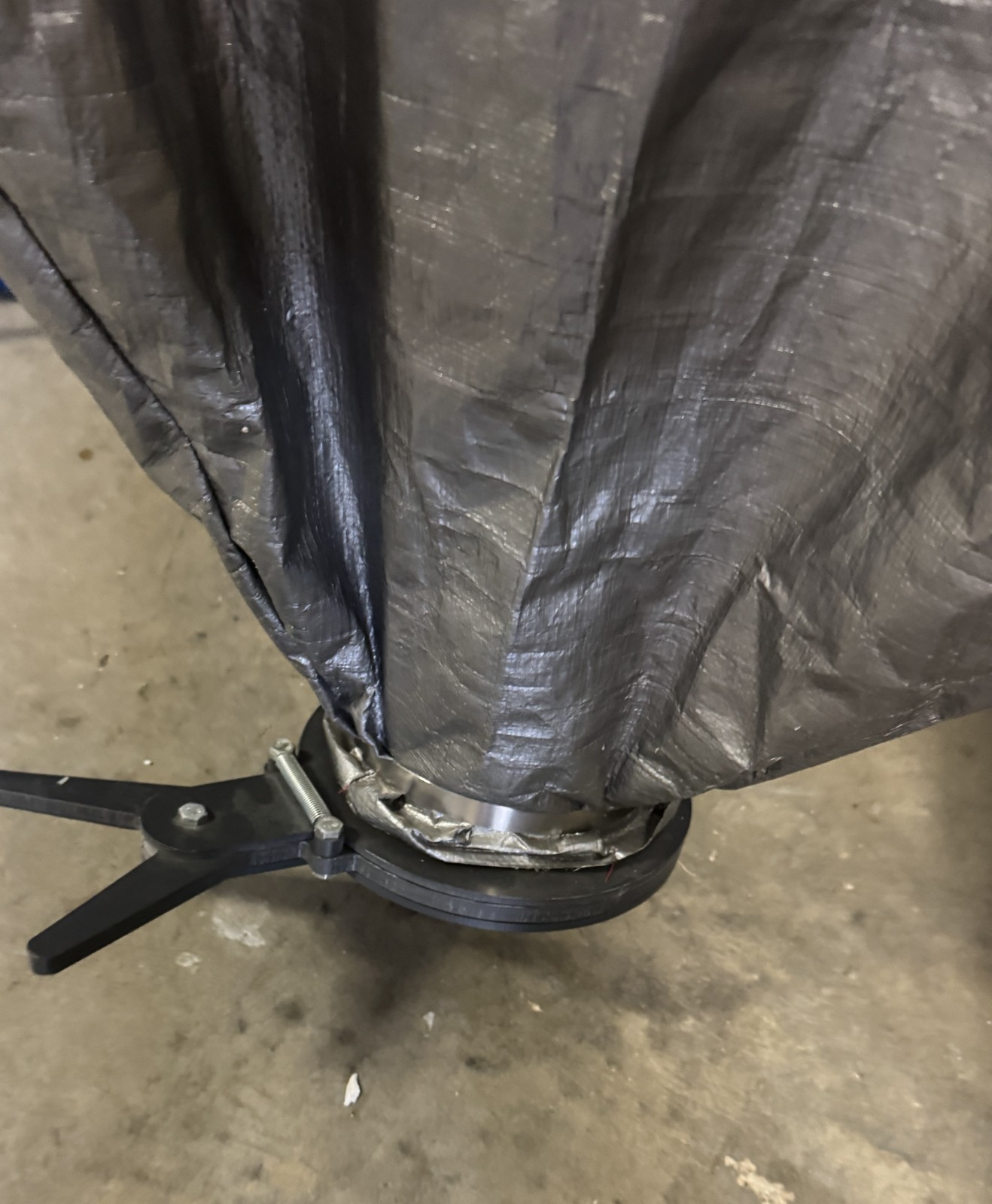 Packing Peanut Dispenser, Bag, Pully & Rope