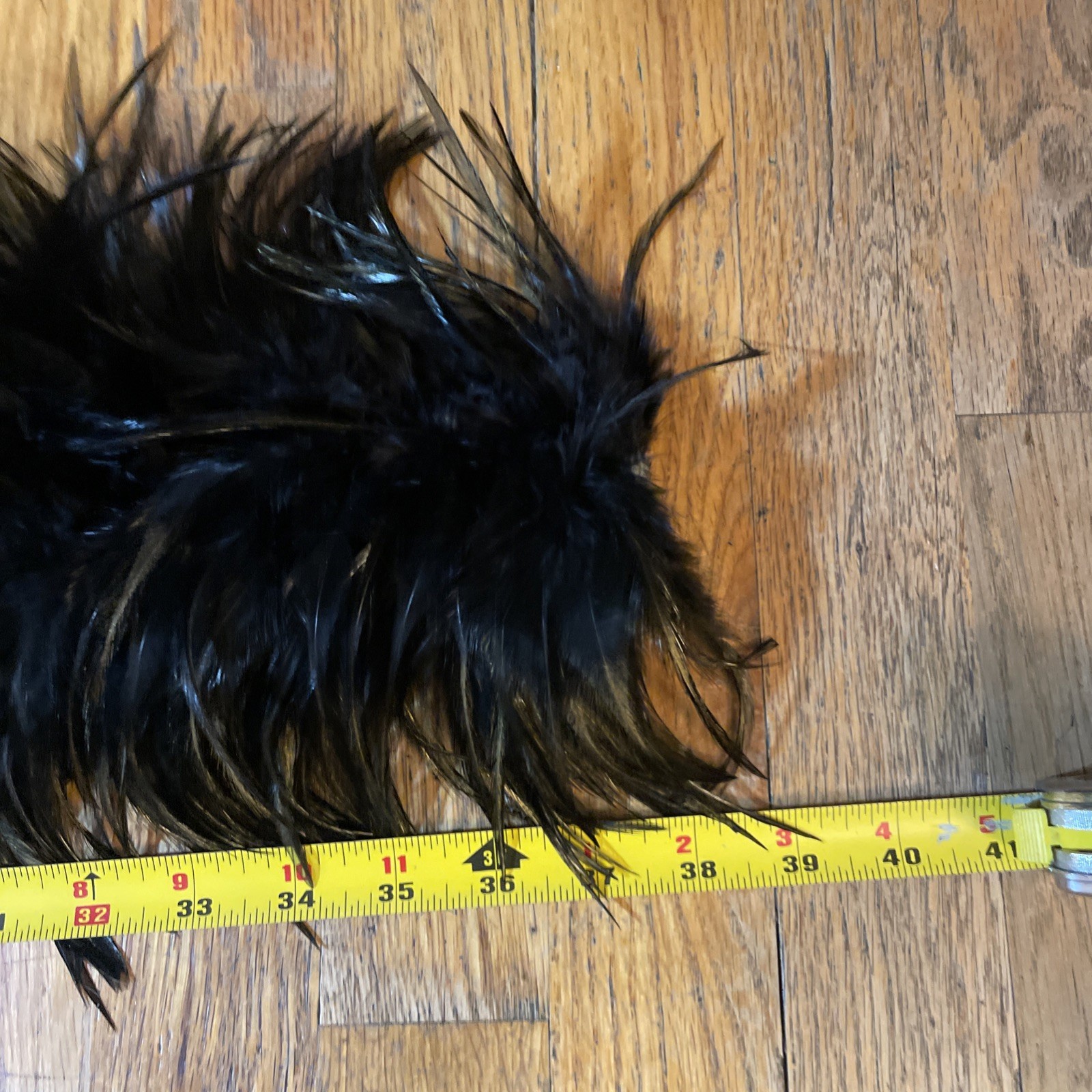 Lot of 2 Authentic Genuine Real Feather Boas Costume Accessory Runway Boa VTG