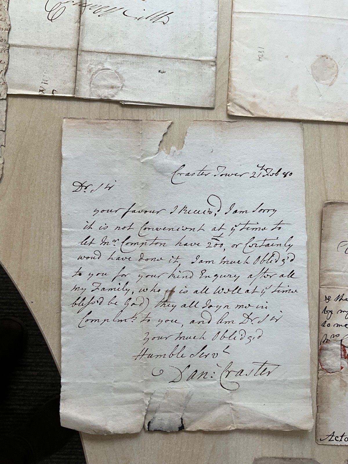 Antique GB Ephemera 1704 - 1880 mixed collection letters, deeds, invoices #SF45