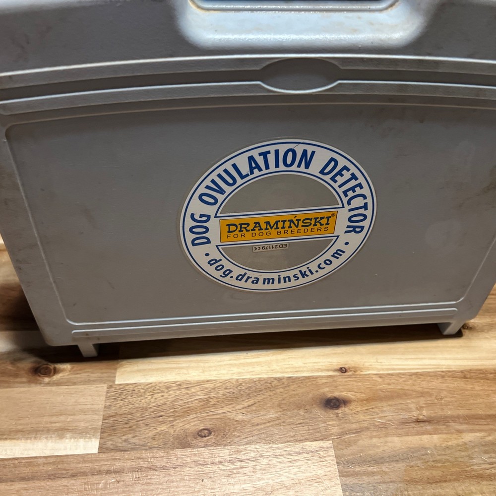 Draminski Dog Ovulation Detector ED21179 W/ Case, Manual, Data Sheet