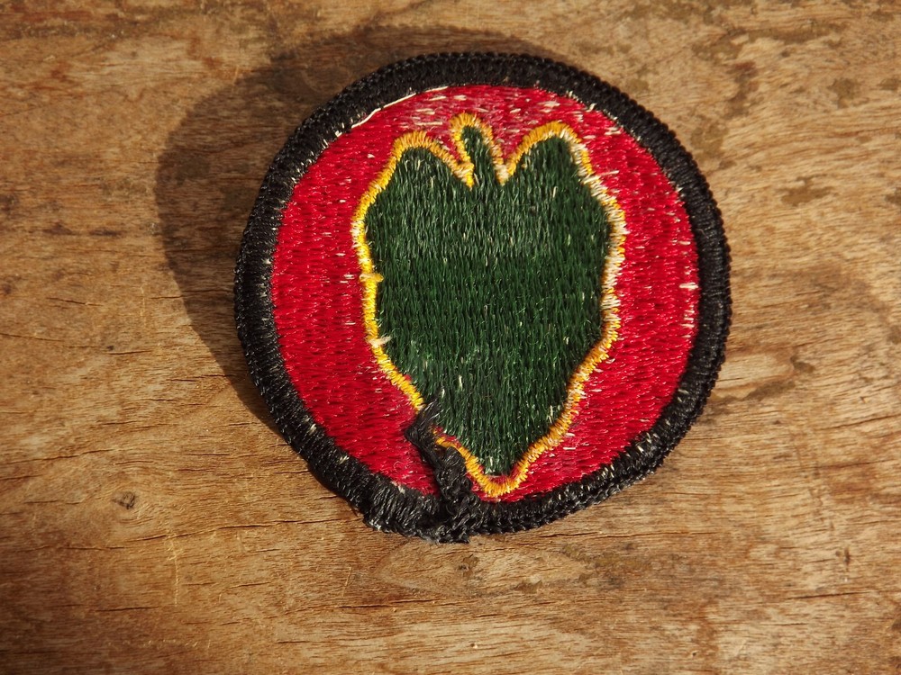 24th Infantry Division Patch, Merrowed Edge - INV# A3618