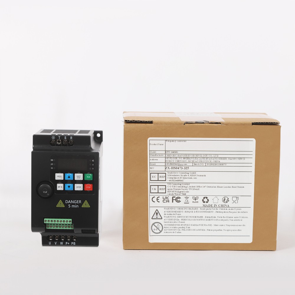 2 HP 3 Phase Motor Variable Frequency Drive VFD Speed Controller 220VAC 1.5KW 7A