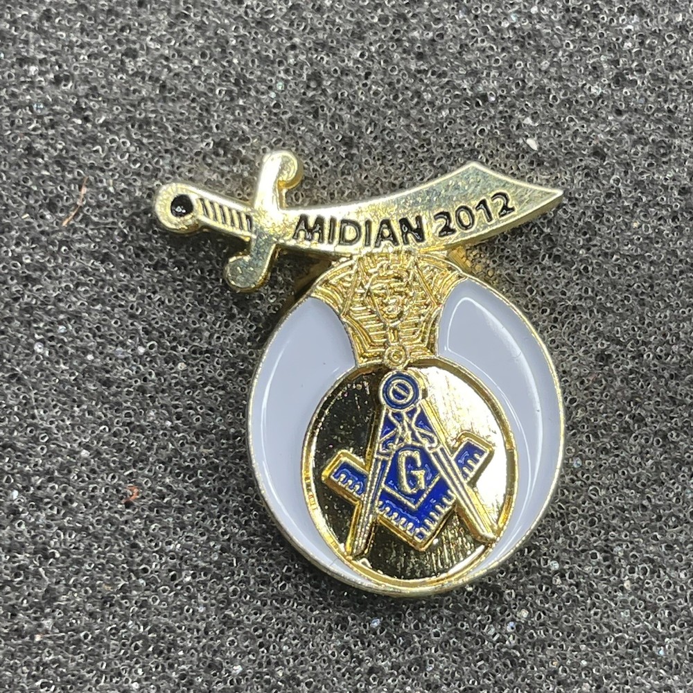 2012 MIDIAN SHRINE Shriner Lapel Pin T010