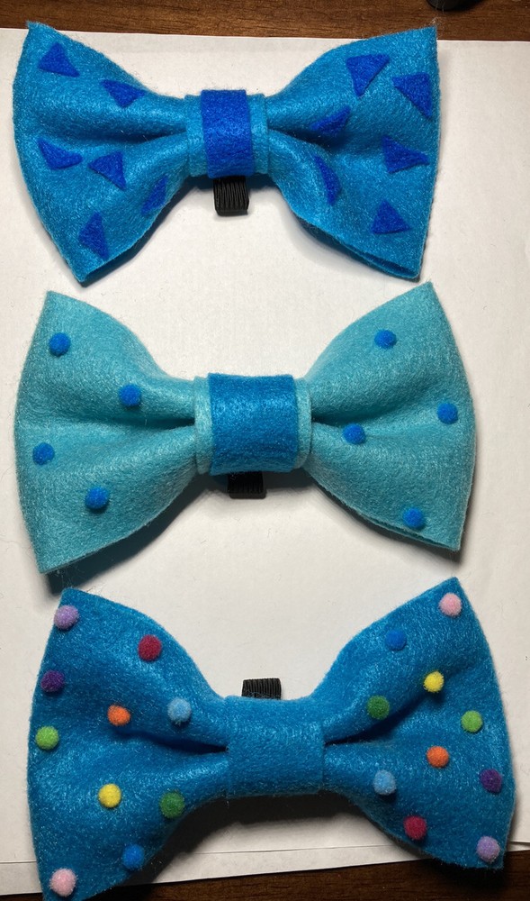 Felt Dog Bow Ties