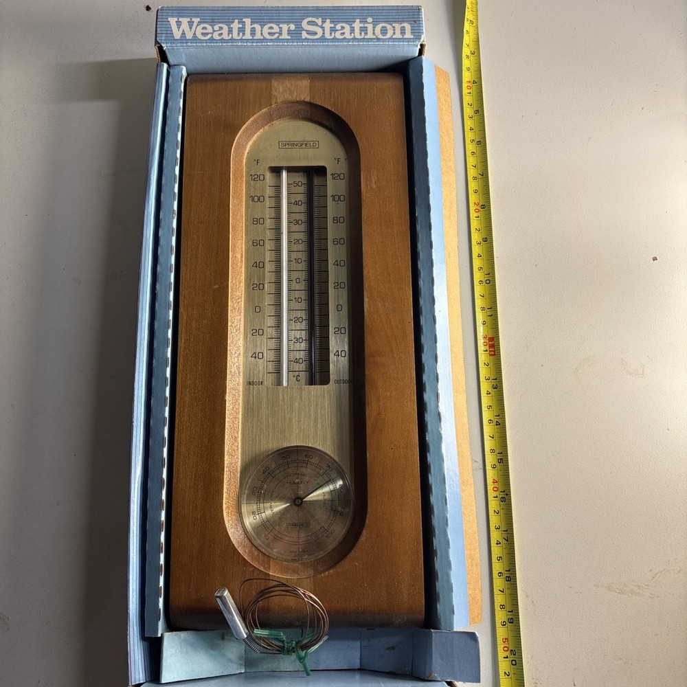 Vintage 1990s Weather Barometer Unopened