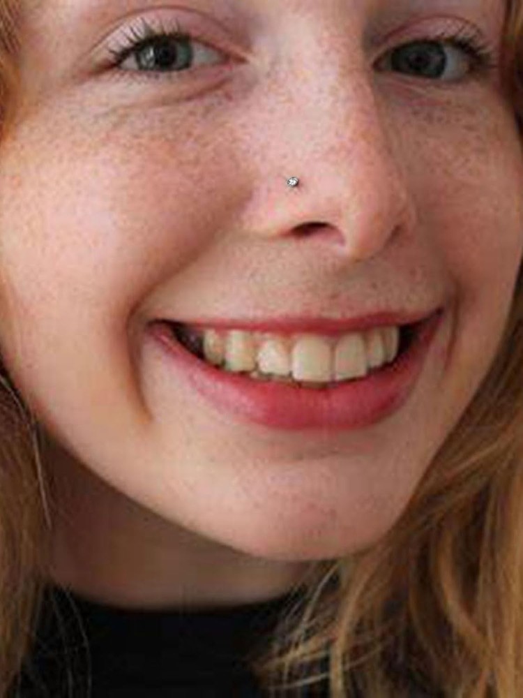 Self Nose Piercing Kit with Built-in Nose Stud - Quick & Easy Use