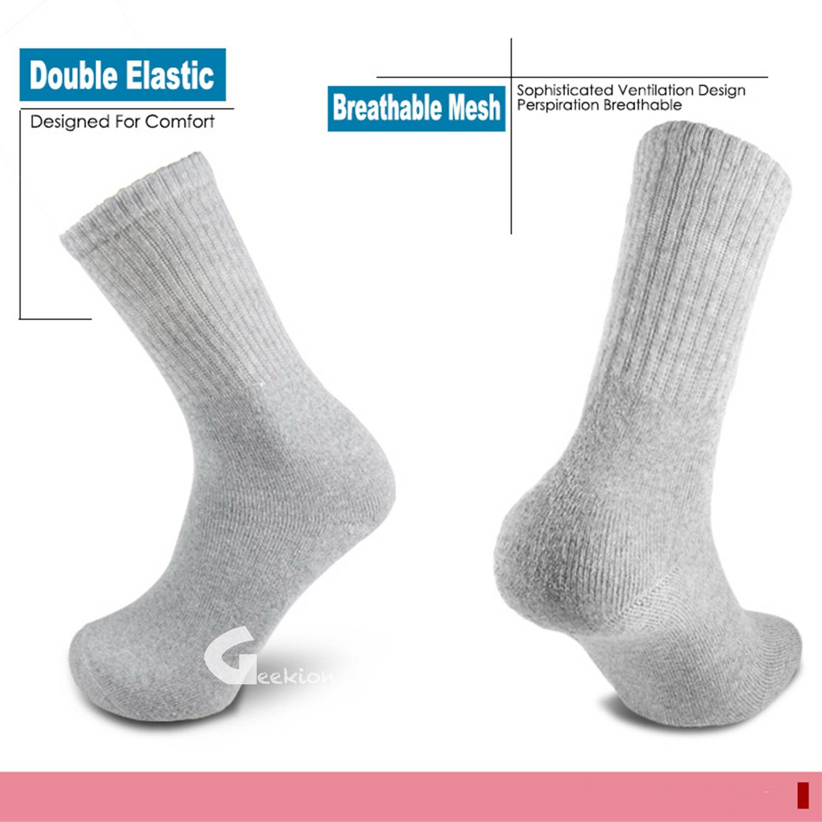 Lot 3-12 Pairs Mens Solid Sports Athletic Work Plain Crew Socks Size 9-11 10-13