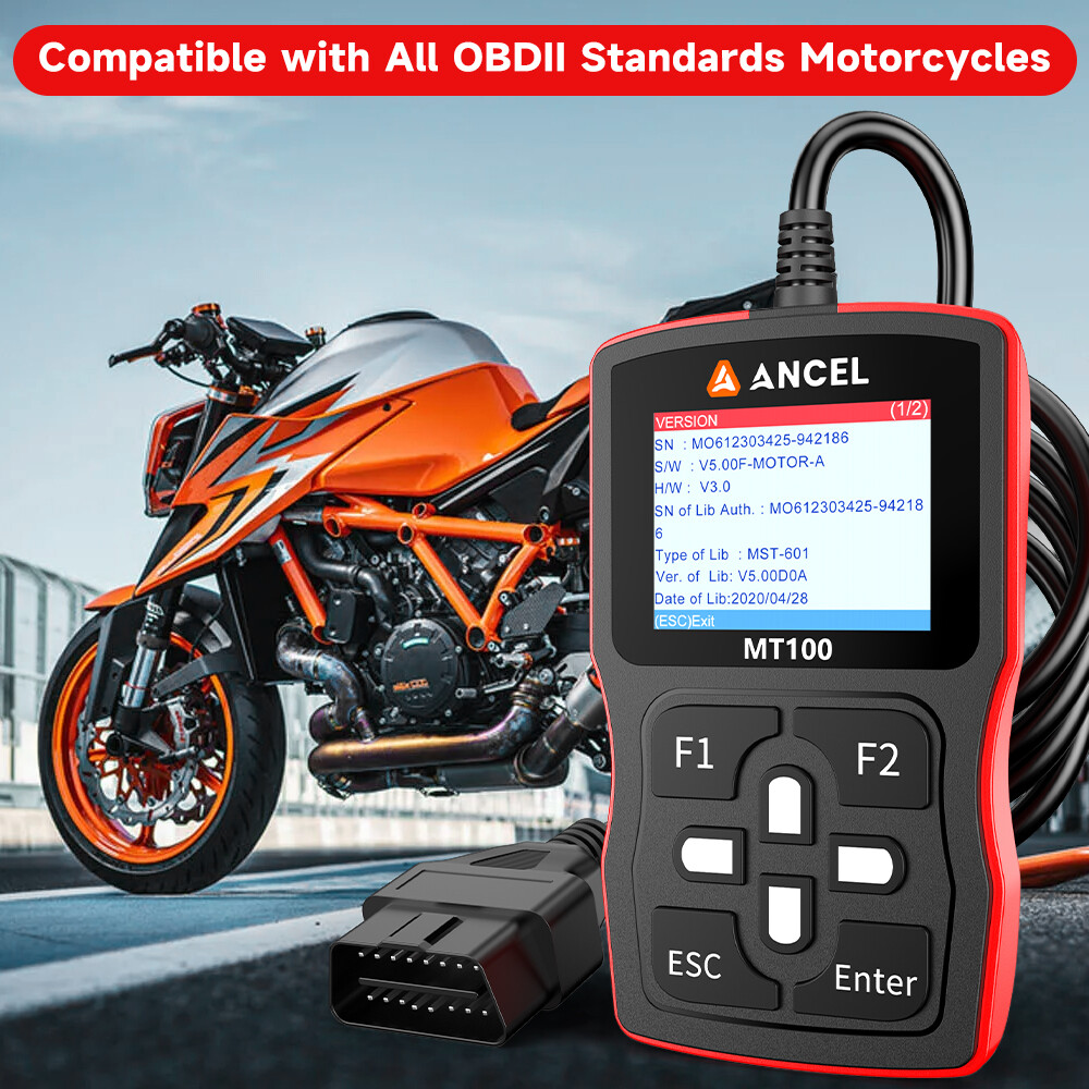 ATV Motorcycle Scanner Fit for YAMAHA/HONDA/SUZUKI Code Reader Diagnostic Tool