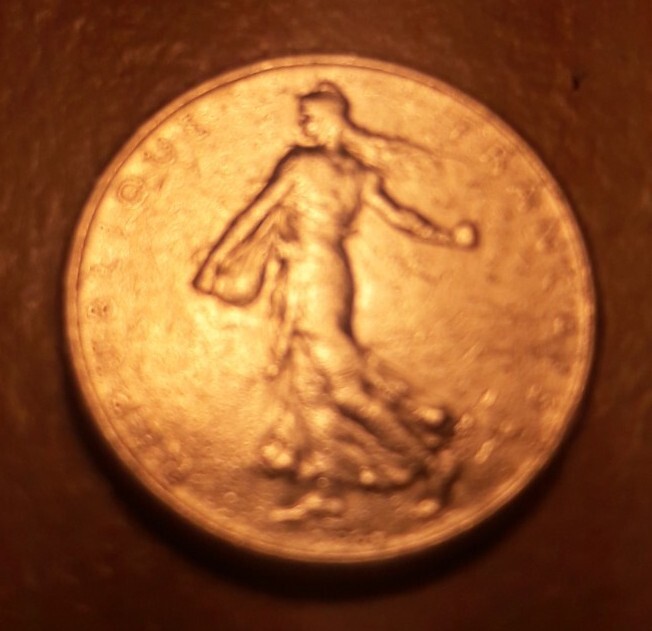 France 1/2 Half Franc 1965