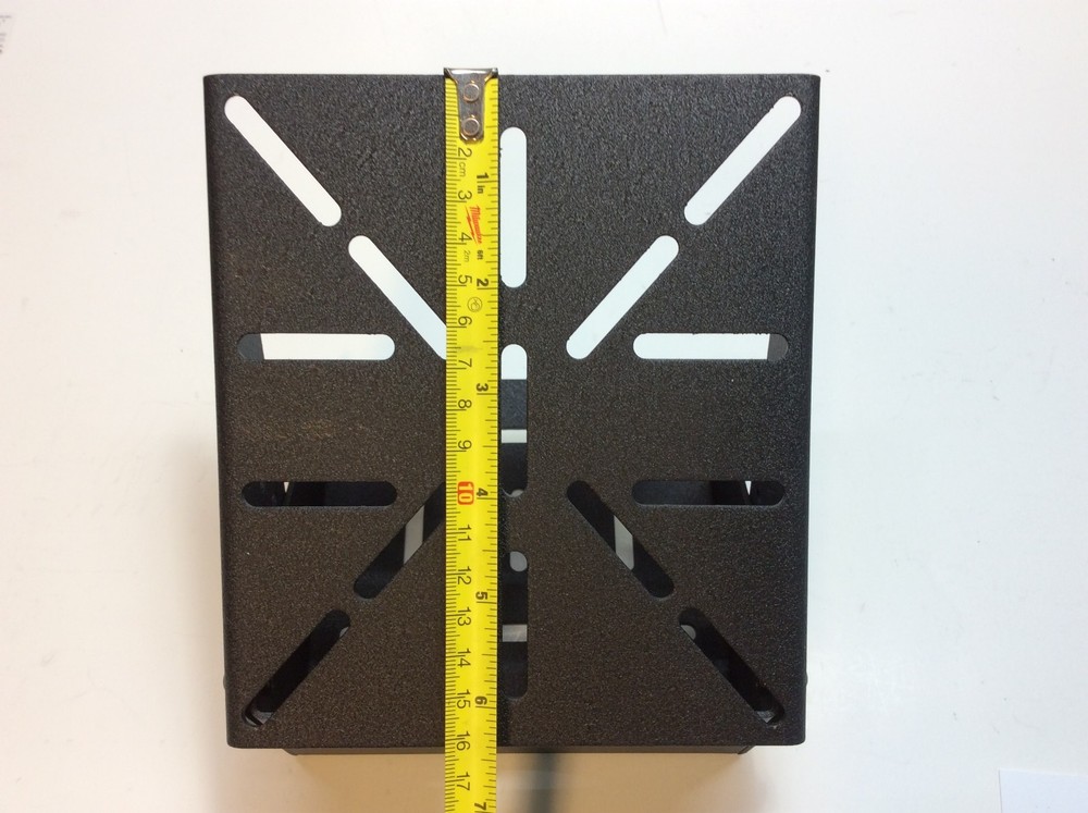 2-Way Radio Floor Mounting Bracket - Large size Universal Hole Pattern