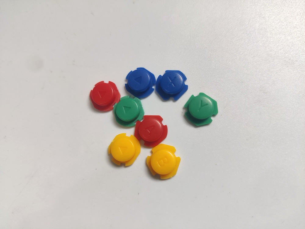 Multicolor ABXY Buttons + Directional Keys for Switch Joy-Con & OLED Version