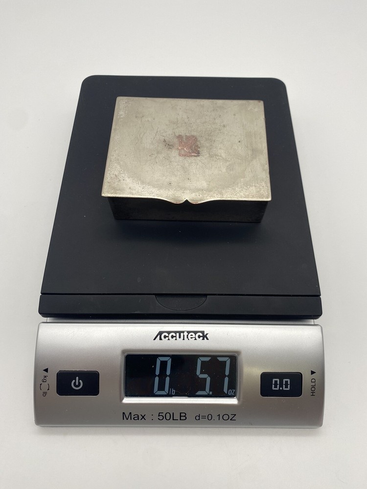 Vintage Cigarette Box Or Trinket Box Crescent Silverware MFG CO. INC.