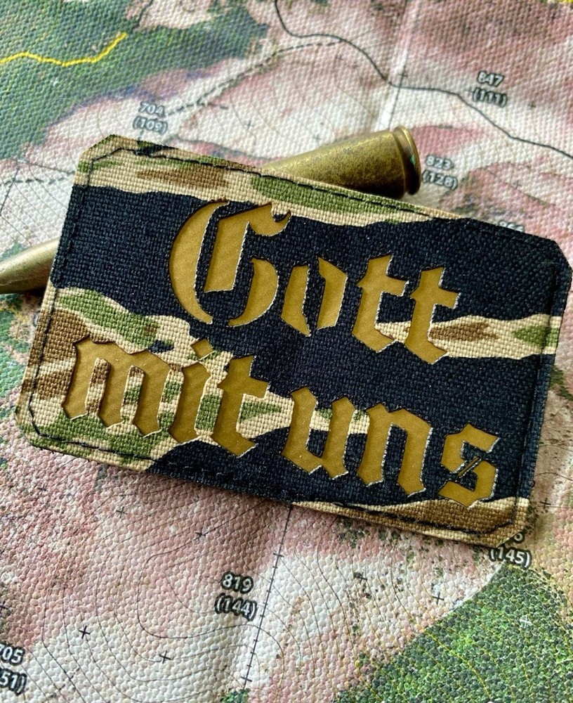 Tactical military morale patch "Gott mit uns"