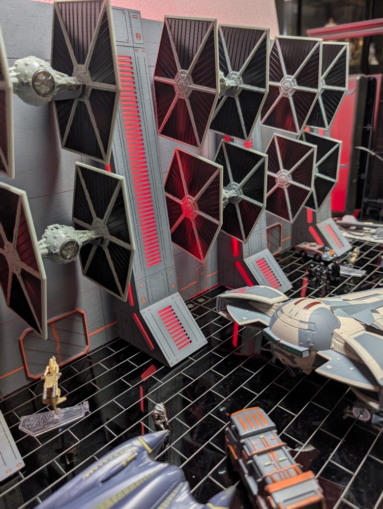 Star Wars Micro Galaxy Squadron Tie Fighter Wall