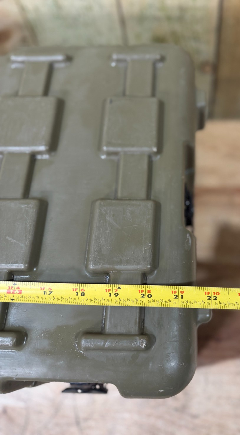 ECS 22x14x8.5" Loadmaster Waterproof Footlocker Case Storage Case Military