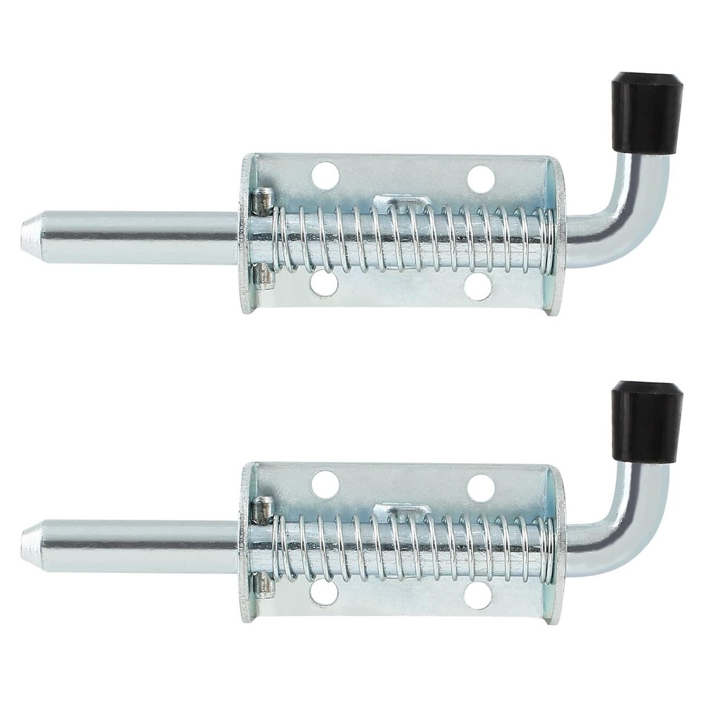 Utility Trailer Gate Spring Loaded Pin Lock Assembly Ramp Door Locking Latch Set