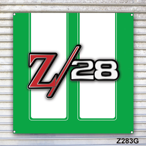 Camaro Z/28 Emblem Banner Sign Wall Art