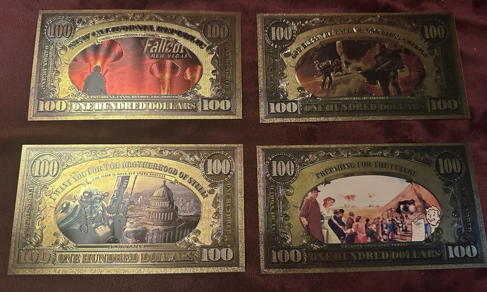 Complete Fallout Novelty Set Of Four!