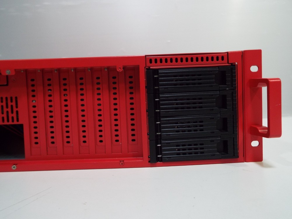A.T.WORKS 19" 3U server case chassis RED Adaptec RAID Controller Hot Swap Bays
