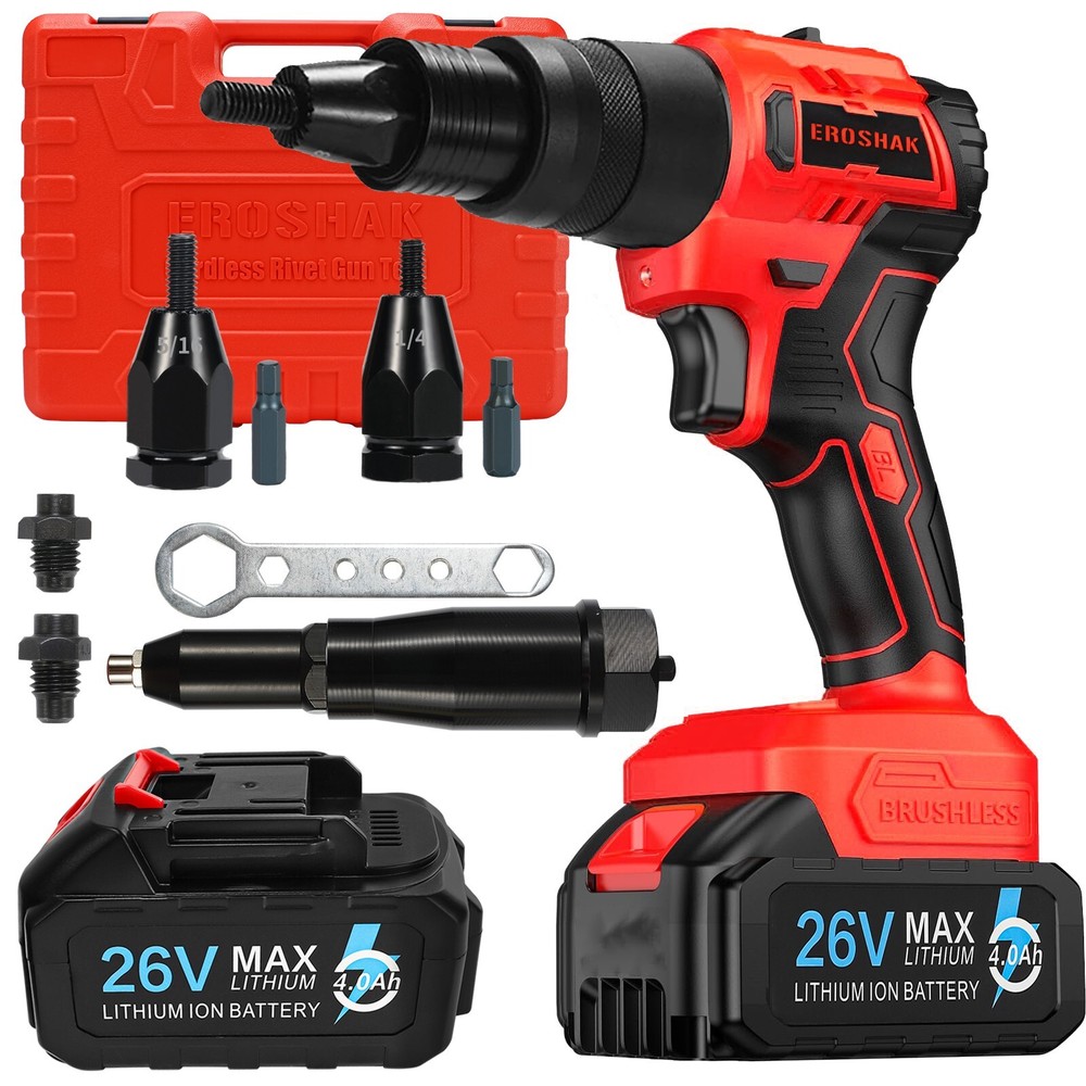 Cordless Pop Rivet Tool Rivet Nut Gun Rivnut Setting Nut Setter Blind Riveter