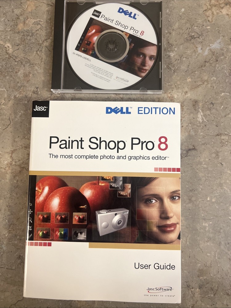 Jasc Paint Shop Pro 8 User Guide with Cd Dell Edition
