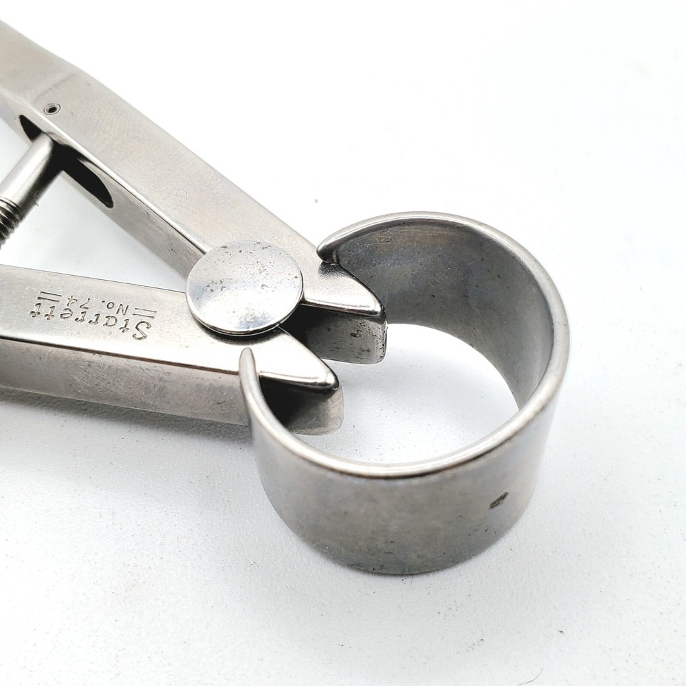 STARRETT 74A Fay Spring Type Inside Caliper 6" Range Solid Nut - USA NICE