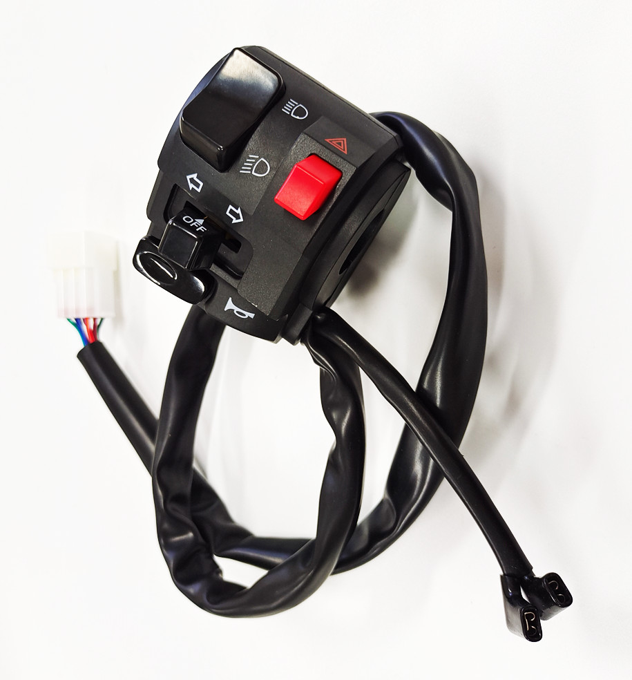 Motorcycle 7/8" left Handlebar Control Switch Turn Signal Start Stop Lamp Switch