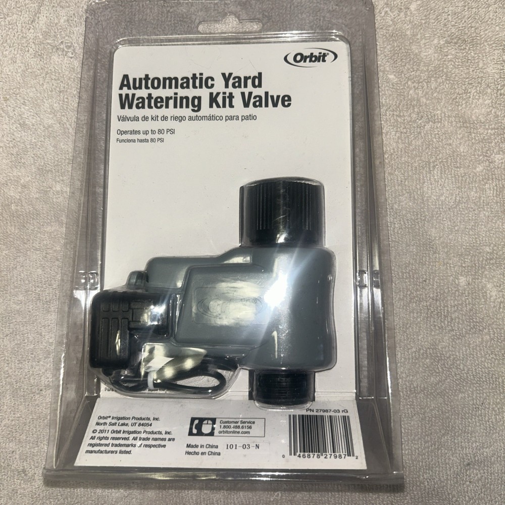 Orbit Automatic Yard Watering Kit Valve Timer NEW 170-472 Model 27987