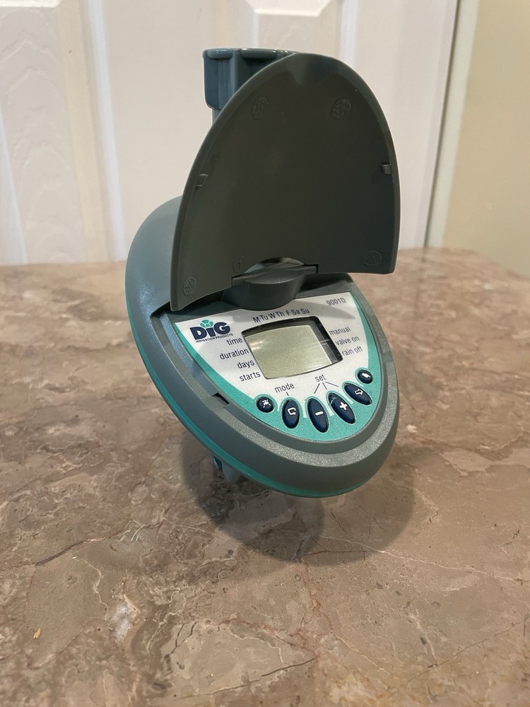 DIG Hose Thread Watering Timer 9-Volt Model 9001D Tested